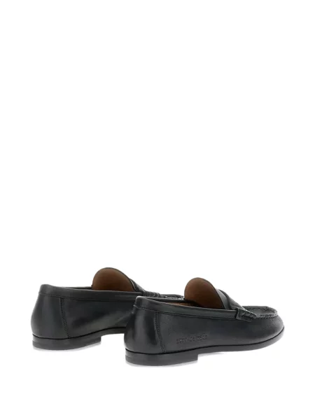 Pantofi loafer Common Projects din piele cu bretele negru