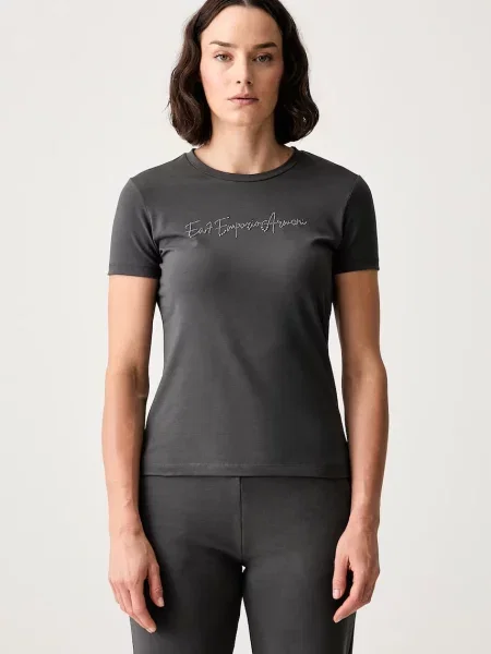 Emporio Armani tricou pentru femei din cu gri