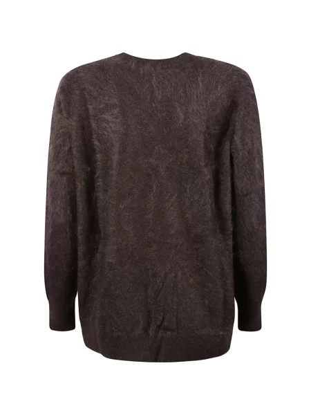 Pulover 's Max Mara cu decolteu rotund maro