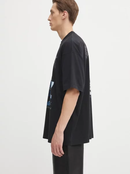 VETEMENTS t-shirt Cof Filthy Secret Oversized z nadrukiem czarny