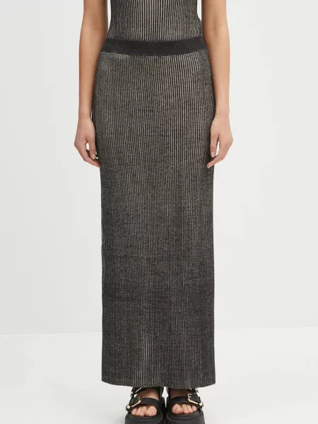 Samsoe Samsoe fustă Sacheryl maxi creion negru