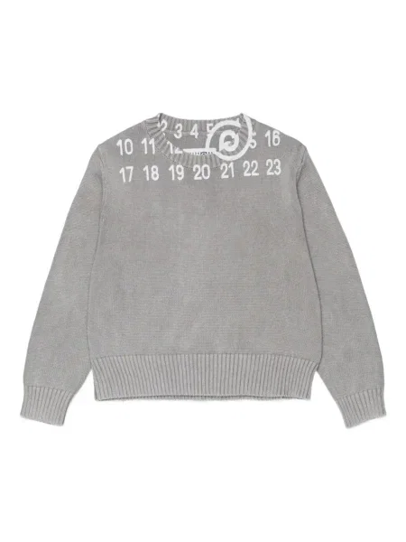 Sweter dziecięcy Mm6 Maison Margiela szary