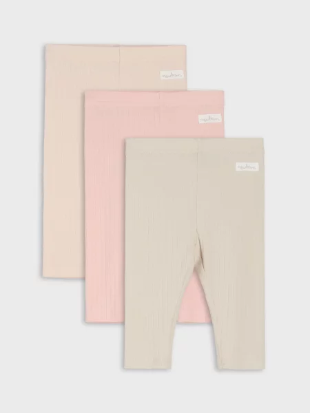 Sinsay legíny 3 pack pastelová růžová
