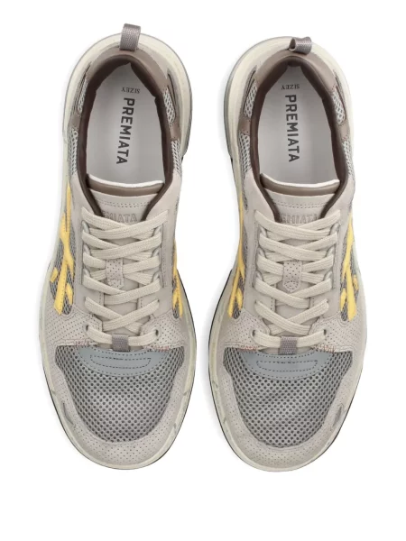 Sneakerși Premiata plasă gri