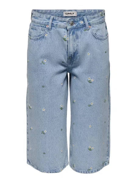 Jeans kratke hlače ONLY modra