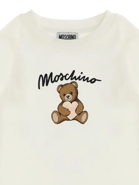 Koszulka dziecięca Moschino biała
