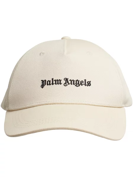 Klasická šiltovka Palm Angels s autogramom biela