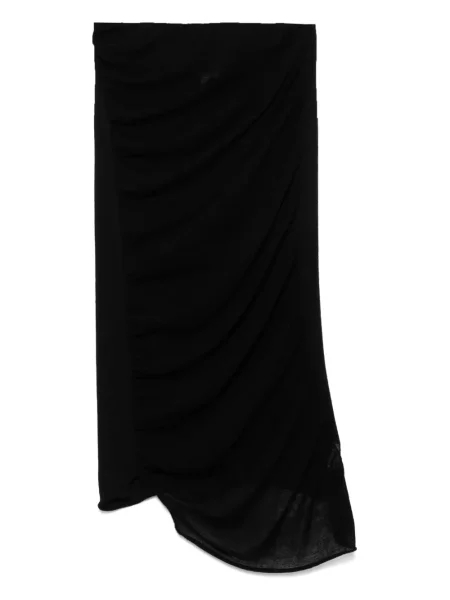 Fustă midi Issey Miyake până la genunchi negru