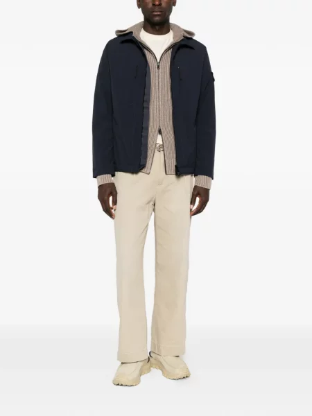Geacă Stone Island cu strasuri albastru