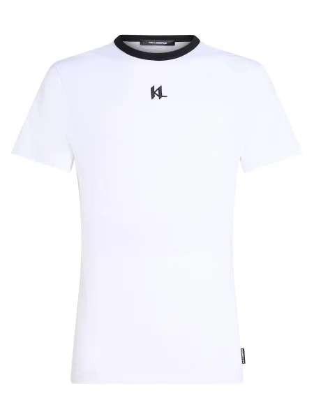 Karl Lagerfeld Tricou negru alb