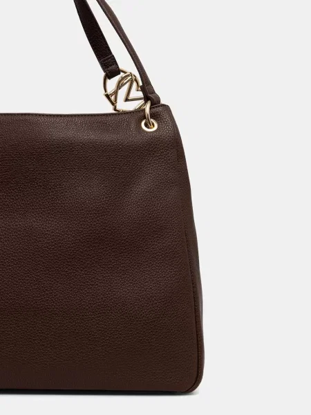 Műbőr shopper táska Love Moschino barna