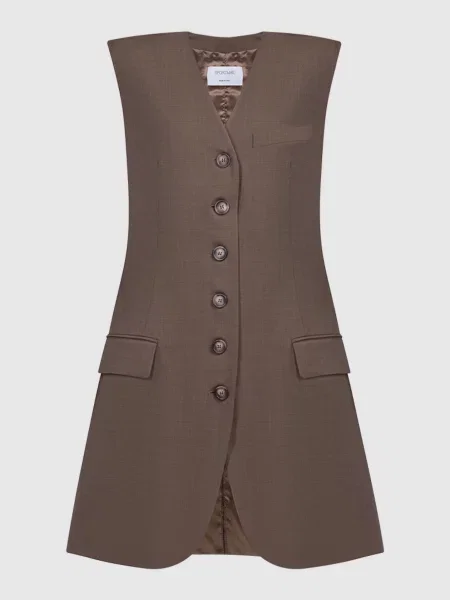 Жилет Bronte Max Mara Sportmax коричневий