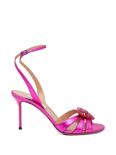 Sandale Aquazzura cu vârf deschis roz