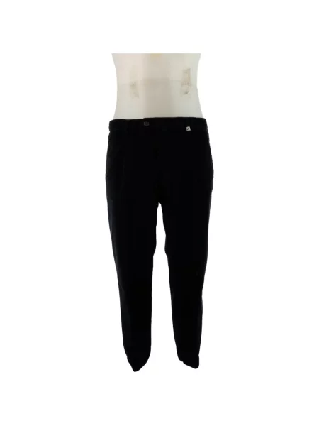 Pantaloni Myths de catifea cord albastru