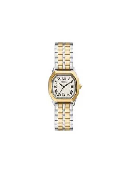 FOSSIL Analogové hodinky HARLOW / stříbrná zlatá