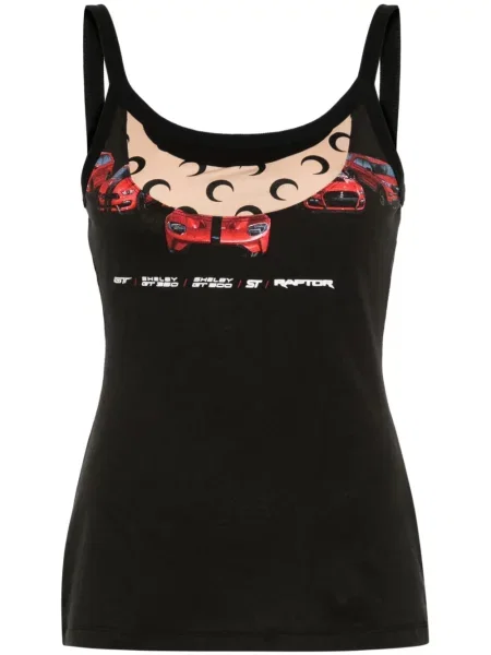 Top Marine Serre cu imagine negru