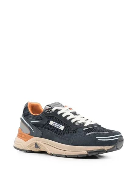 Szarvasbőr sneaker Autry kék