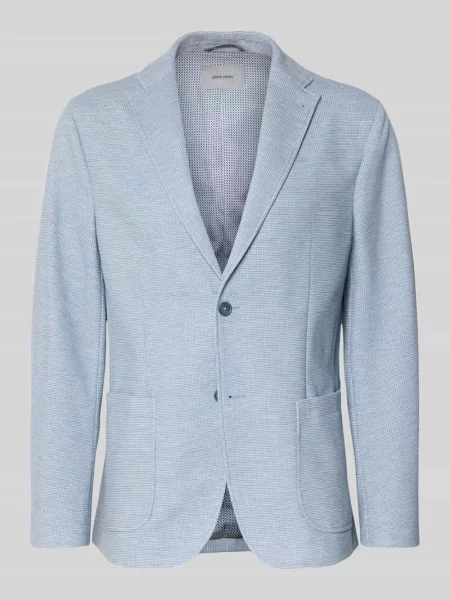 Marynarka na 2 o kroju slim fit ze strukturalnym wzorem Pierre Cardin