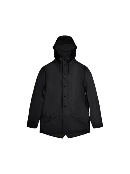 Rains Jacket Black Unisex Kurtki Rains Size: L czarny
