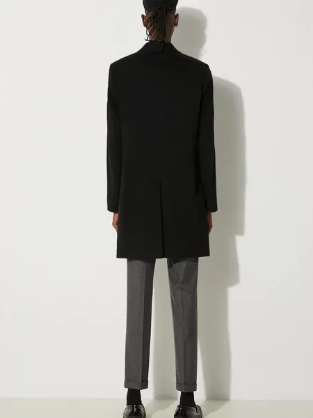 Paul Smith płaszcz wełniany czarny