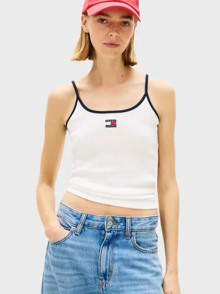 Топ Tommy Jeans білий