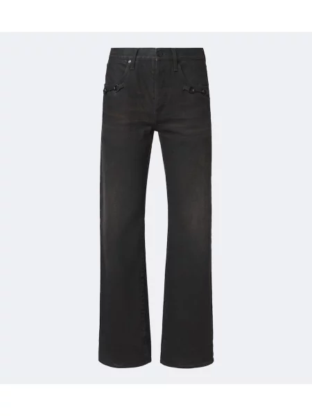Blugi cu picior larg Gucci negru