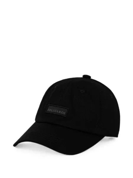 Șapcă Trussardi cu autograf negru