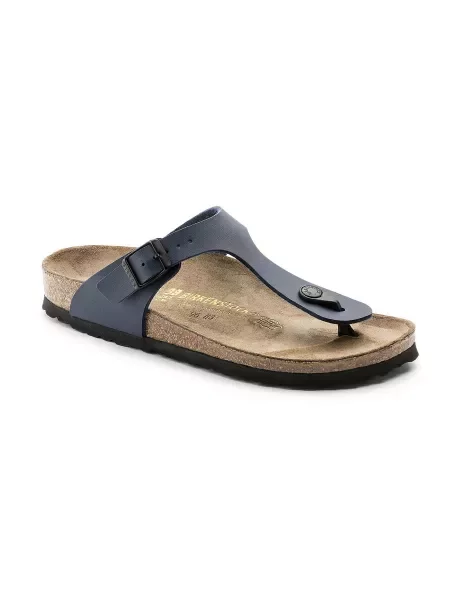 Birkenstock japonki Gizeh niebieskie