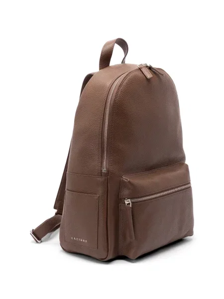 Rucsac Orciani din piele maro