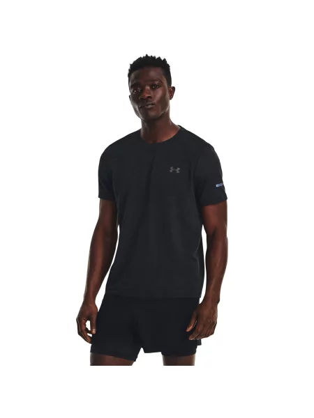 Under Armour futós póló Seamless Stride fekete