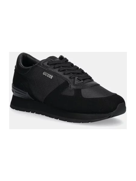 Sneakersy Guess skórzane czarne