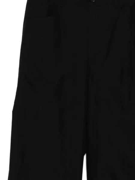 Drapované zvonové přikrýt zvonové kalhoty Songzio černé