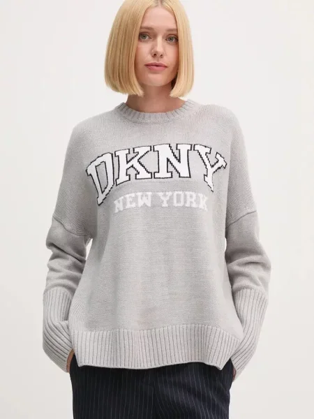 Dkny pulover femei light gri