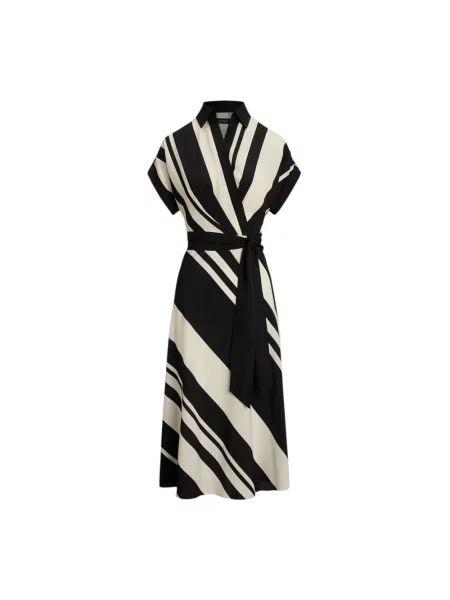 Ralph Lauren Sukienki Kobieta M Sukienka kopertowa Lauren Ralph Lauren czarny