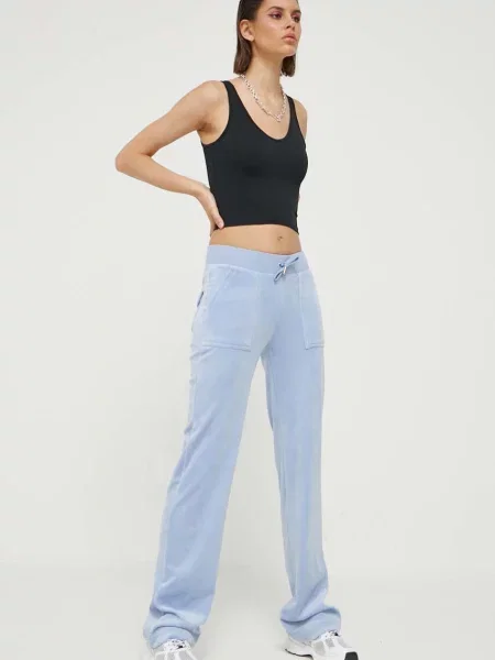 Spodnji del trenirke Juicy Couture Del Ray modra