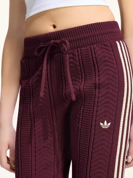 Adidas Originals Teplákové Kalhoty Sst tmavě červená bílá