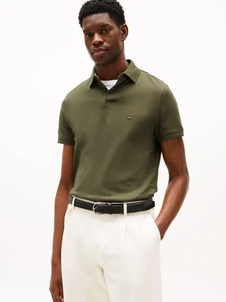 Koszulka Tommy Hilfiger Regular Polo Army Green L zielona