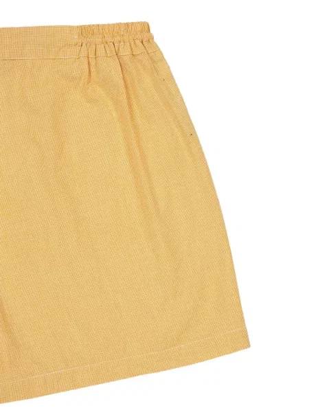 Pantaloni scurți Baziszt cu broderie portocaliu