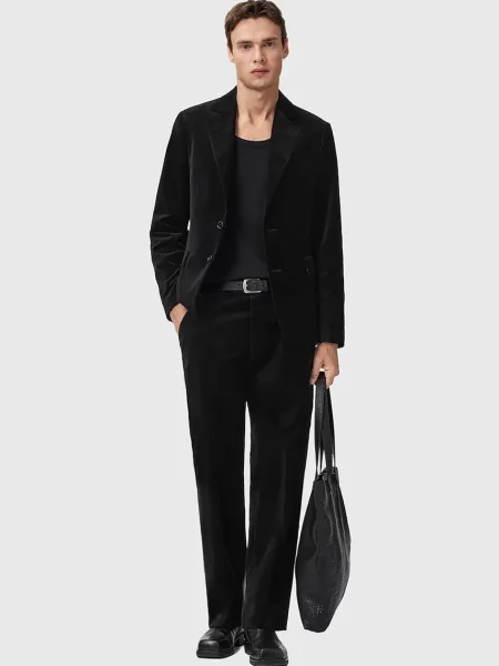 Піджак AllSaints SAGA чорний