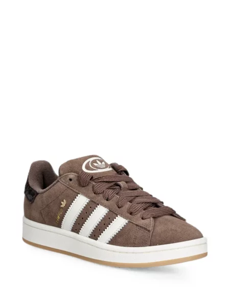 Sneakerși Adidas Campus cu șireturi din dantelă cu platformă verde