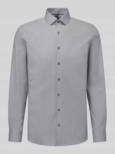 Body Koszula biznesowa o kroju slim fit z mieszanki bawełny Olymp Level 5 zielona