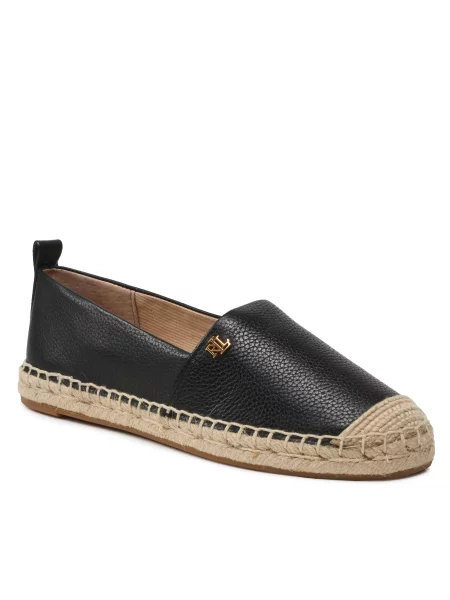 Espadrile Lauren Ralph Lauren Cameryn IV Black črna
