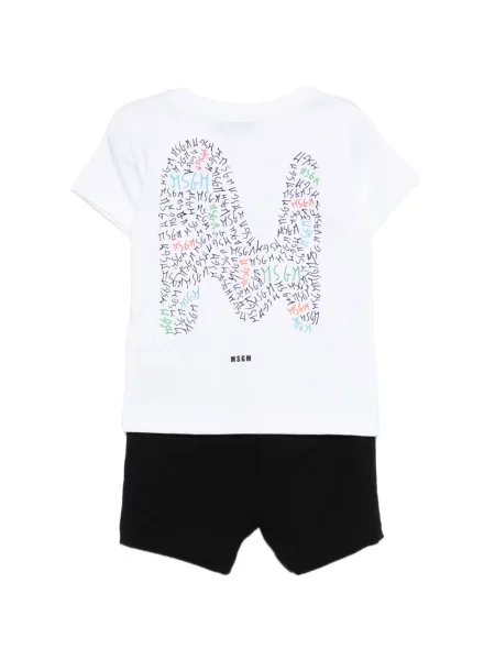 Pantaloni scurți copii Msgm alb