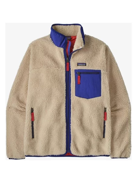 Polar Patagonia Classic Retro-X kobaltowy niebieski XS beżowy