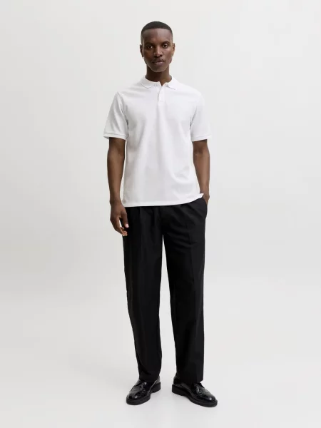 Jack & Jones koszulka polo Mężczyźni M biały