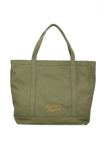 Didelis rankinė Maison Kitsuné žalia