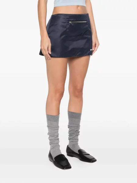 Fusta mini Miu Miu albastru