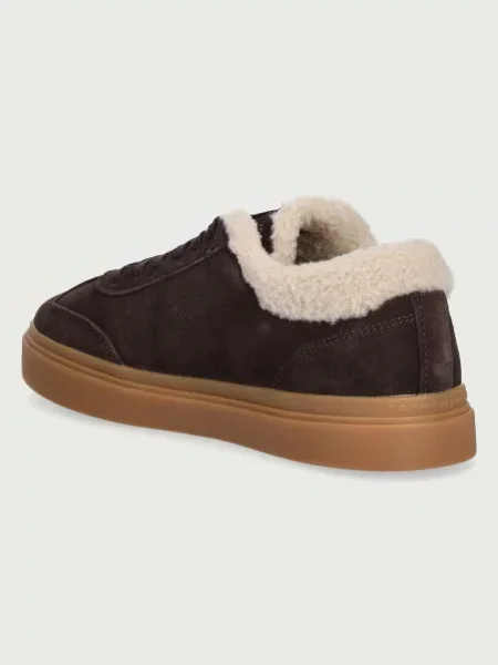Tommy Hilfiger TH CHIC CUPSOLE WL sneakersy zamszowe brązowe