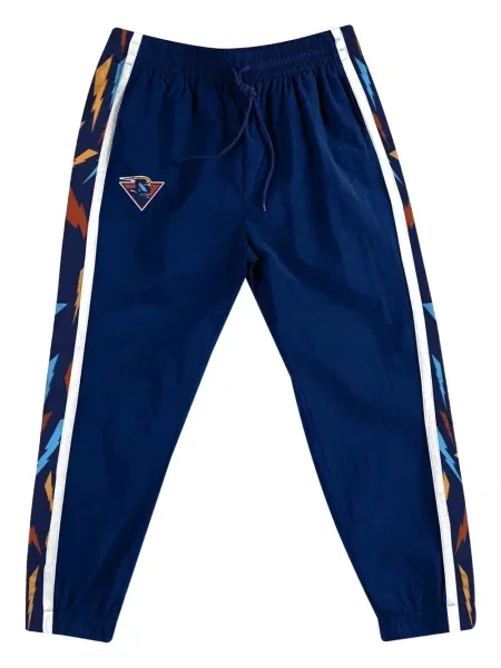 Pantaloni Mitchell & Ness alergare albastru