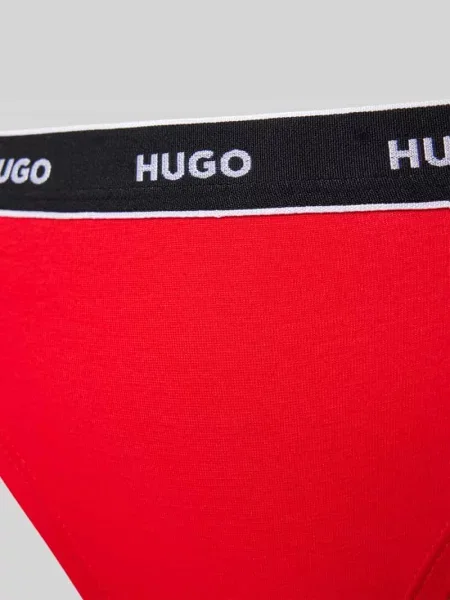 Stringi z detalem z logo model ‘Carousel’ Hugo czerwone